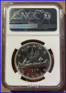 1962 CANADA $1 NGC PL 66 Silver Dollar Voyageur 19 In Higher Grades
