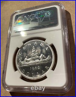 1962 CANADA $1 NGC PL 66 Silver Dollar Voyageur 19 In Higher Grades