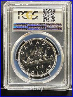 1962 Canada Silver Dollar PCGS PL66CAM Cameo PL 66 (387) Tough Date & Grade