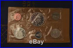 1963-1967 Canada UNCIRCULATED 6 COIN SETS Silver 5 sets