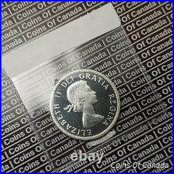 1963 Canada $1 Silver Dollar UNCIRCULATED Coin Heavy Cameo! WOW #coinsofcanada