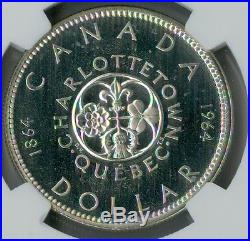 1964 Canada Silver Dollar Ngc Mac Pl 67 Ucam Finest Rare Spotless