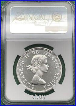 1964 Canada Silver Dollar. NGC PL 66. Proof Like