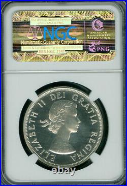 1964 Canada Silver Dollar Ngc Pl 68 Mac Ucam Mac Finest Spotless Very Rare
