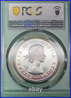 1964 Canada Silver Dollar. PCGS PL 65DCAM. Pop 11. Only 25 graded higher 1964 Canada Silver Dollar. PCGS PL 65DCAM. Pop 11. Only 25 graded higher