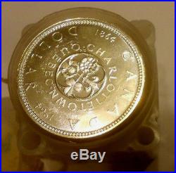 1964 Canada Silver Dollar Roll $20 FV Stunning BU Proof Like 20 Coins