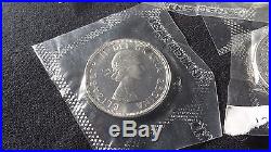 1964 Silver Dollar BU Proof Canada Roll 20 coins Sealed in Original Cellophane