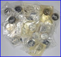 1964 to 1966 10C Silver Mixed Date Canada Proof Like 50 Coins in Mint Cello