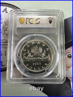 1965 $1 PL-67 Cameo Canada Silver Dollar Coin PCGS