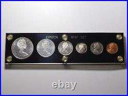 1965 Canada Canadian Uncirculated 6 Coin Silver Mint Set