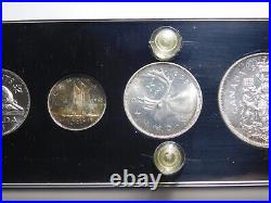 1965 Canada Canadian Uncirculated 6 Coin Silver Mint Set