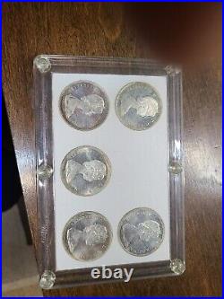 1965 Silver Dollars Canada All Types. Small Medium, Large Beads Blunt, Pointed