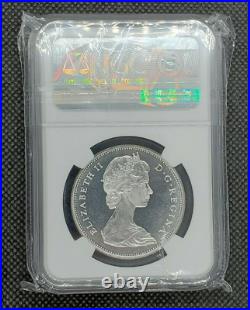 1965 (Small Beads, Blunt 5) Canada Silver $1 NGC PL67 Cameo