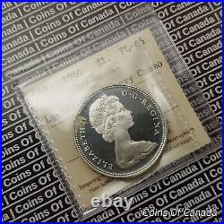 1966 Canada $1 Silver Dollar Coin ICCS PL 65 Ultra Heavy Cameo #coinsofcanada