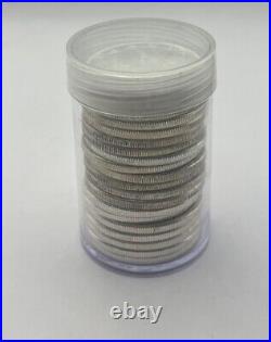 1966 Canada Silver 80% Brilliant Uncirculated Roll Of 20 Coins