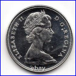 1967 2017 Canada Silver Dollar Last Coinage for Newfoundland Counterstamp