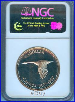 1967 Canada Silver $1 Ngc Sp67, Cameo