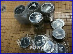 1967 Canada Centennial Goose Proof-like and BU Silver Dollars Lot of 92 E7811