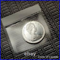 1967 Canada Silver $1 Dollar UNCIRCULATED Coin Rotated Dies Cameo #coinsofcanada