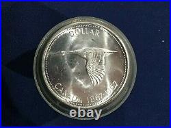 1967 Canada Silver Dollar Centennial Commemorative Goose BU Roll of 20 E7203