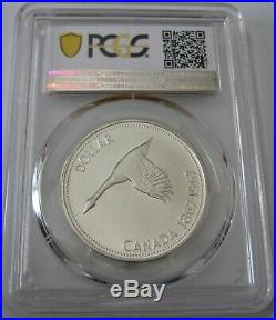 1967 Canada Silver Dollar Diving Goose Stunning Coin