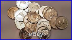 1967 Canadian Silver Dollar. 800 Pure Silver! Lot of 20! -free shipping