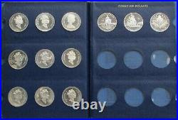 1971- 2000 Silver Canada $1 Dollar 30 Coins Commemorative Proof & Mint State Pl
