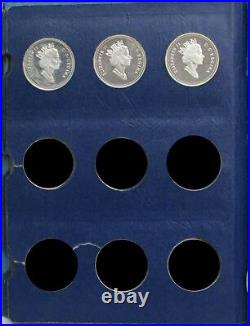 1971- 2000 Silver Canada $1 Dollar 30 Coins Commemorative Proof & Mint State Pl