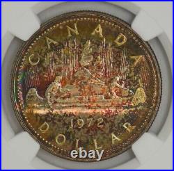 1972 Canada Silver $1 SP66 Color NGC 944007-4