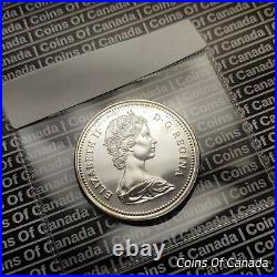 1973 Canada Silver Dollar UNCIRCULATED Nicely Toned RCMP Mountie #coinsofcanada
