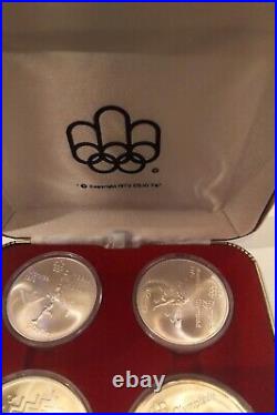 1975 Canada Montreal Olympic Sterling Silver Set Series IV Olympic Track & Field