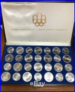 1976 CANADA Olympic coins set (28 STERLING SILVER Coins $5 & $10)