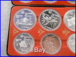1976 Canada $5 & $10 Olympic Sterling Silver 28 Coin Set -Uncirculated Condition
