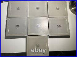 1976 Canada Montreal Olympics 28 Silver Coin Set XXI Olympiad OGP b18