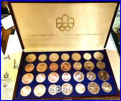 1976 Canada Unc. Silver Olympic 28-Coin Set with Packaging & COA