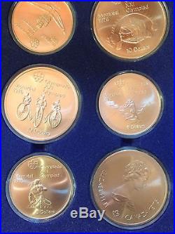 1976 Canada Unc. Silver Olympic 28-Coin Set with Packaging & COA