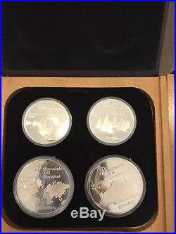 1976 Montreal Canada Olympics Coin Set Sterling Silver 20 Coins