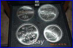 1976 Olympic Canadian Silver Coin Set UNC Series 1-7 28 Coins 30.24 oz of silver