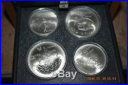 1976 Olympic Canadian Silver Coin Set UNC Series 1-7 28 Coins 30.24 oz of silver