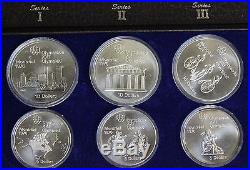 1976 RCM Montreal Summer olympic games, Canadian silver proof 28 coin set