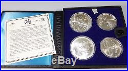 1976 Sterling Silver Montreal Canada Olympic Uncirculated Coin Set Series I-vii