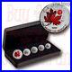 1980_2020_O_Canada_Maple_Leaf_5_Coin_Pure_Silver_Proof_Fractional_Set_01_fkdi