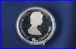 1985-1987 Canada Calgary Olympic Winter Games Silver Coin Set of 10 Coins M1215