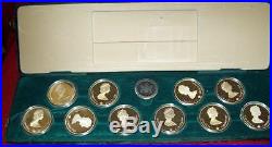1988 $20 Canada Calgary Olympics Proof 10 Coins Set 10 Troy Oz Silver Case/ Coas