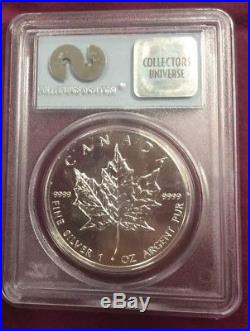 1989 $5 Canada silver maple leaf gem uncirculated 9/11 WTC ground zero recovery