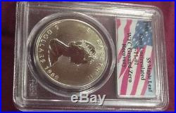 1989 $5 Canada silver maple leaf gem uncirculated 9/11 WTC ground zero recovery