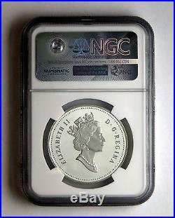 1990 Canada S$1 Silver Dollar Henry Kelsey Tercentenary NGC PF 70 Ultra Cameo