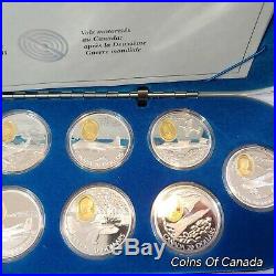 1995-1999 SILVER Flight In Canada Aviation 10 Coin Set Series 2 #coinsofcanada