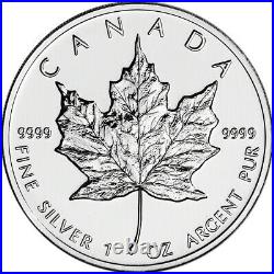 1997 Canada Silver Maple Leaf 1 oz $5 BU
