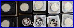 1 Dollar 1971 thru 1996 Canada 26 Coin Silver Lot